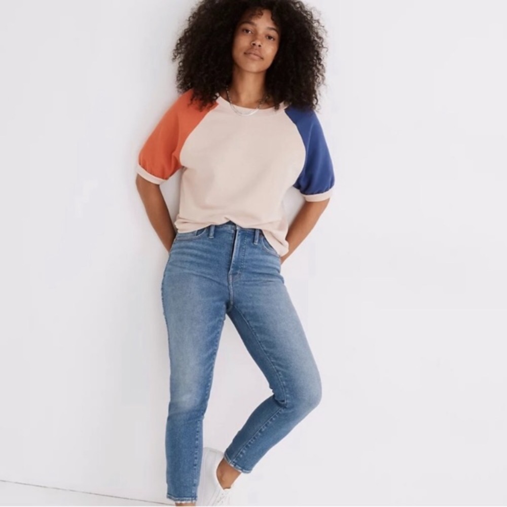 Madewell Stovepipe Ditmas Wash High Rise Jeans